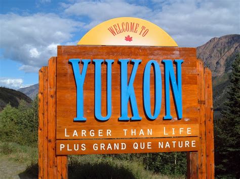 yukon gold sign in